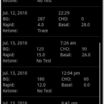 Diabetes Log